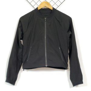 Athleta Cropped Bomber Jacket